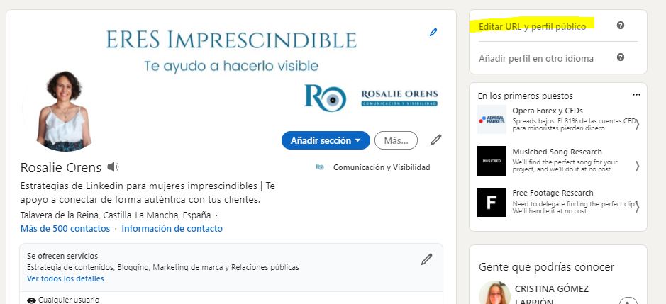LinkedIn URL