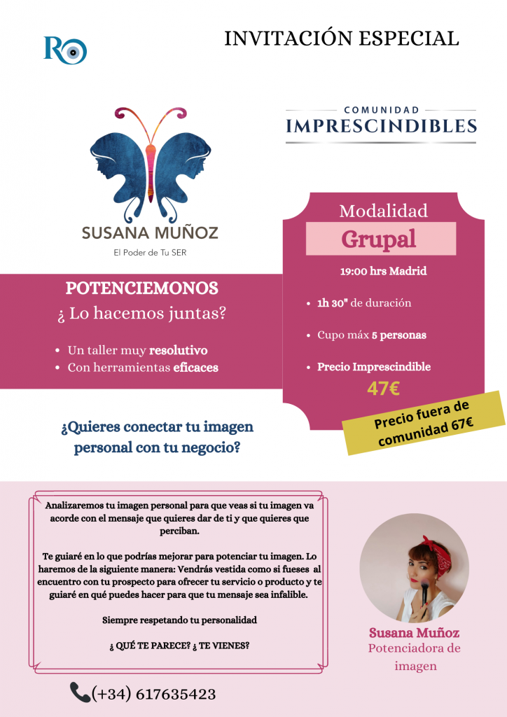 Potencia tu imagen con Susana Muñoz