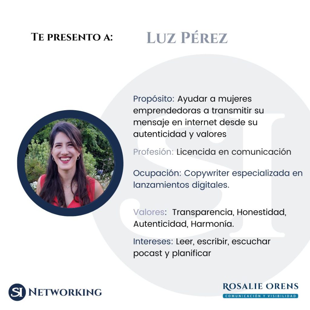 Presentación Luz Pérez