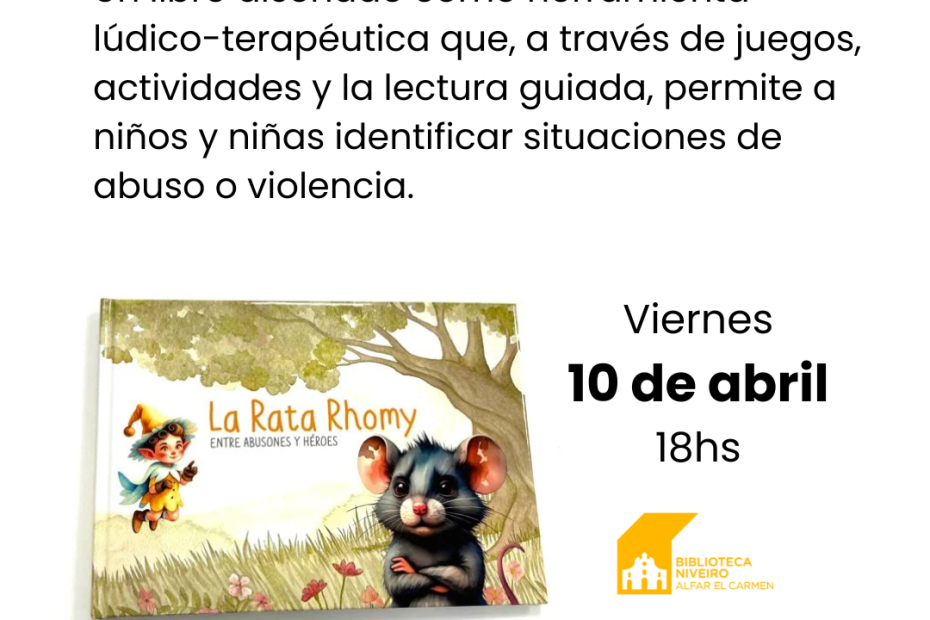 Presentación del libro "La Rata Rhomy"