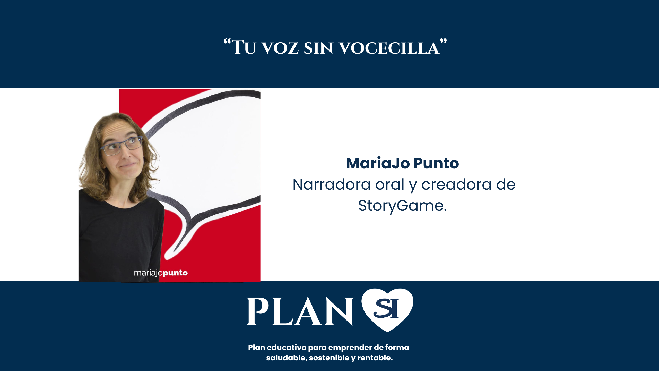 Plan SÍ: Tu voz sin vocecilla