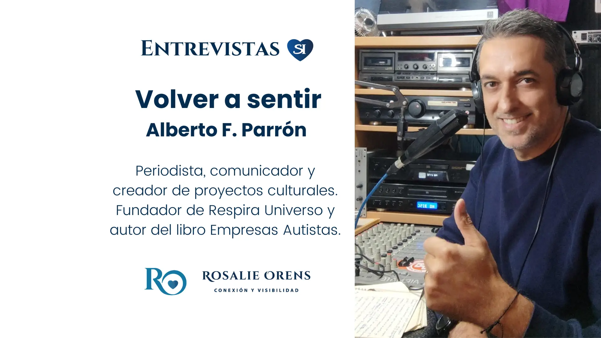 Volver a Sentir. Alberto F. Parrón